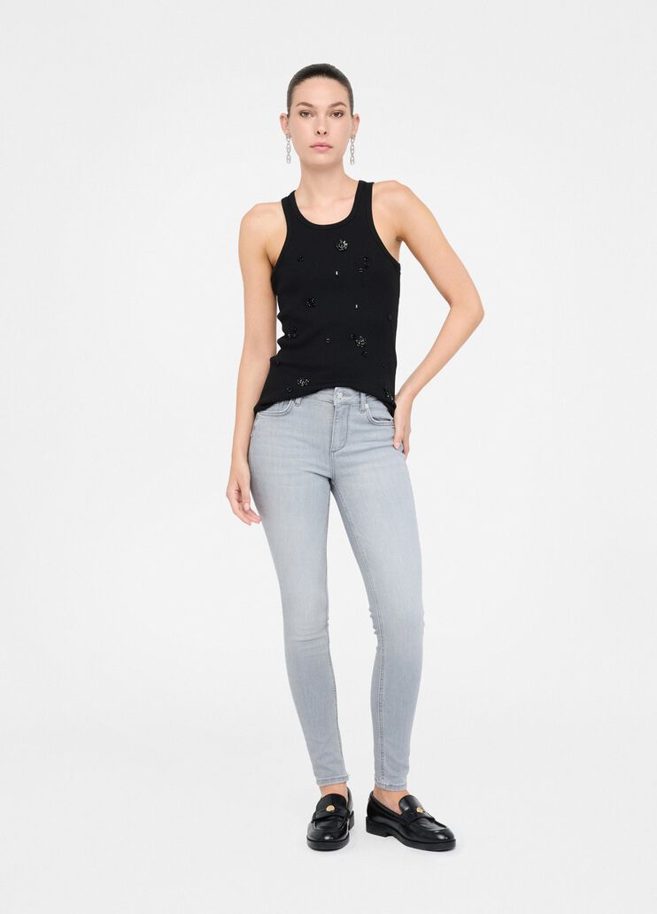 High-rise skinny jeans grey denim Liu Jo - medium High-rise skinny jeans grey denim Liu Jo - medium