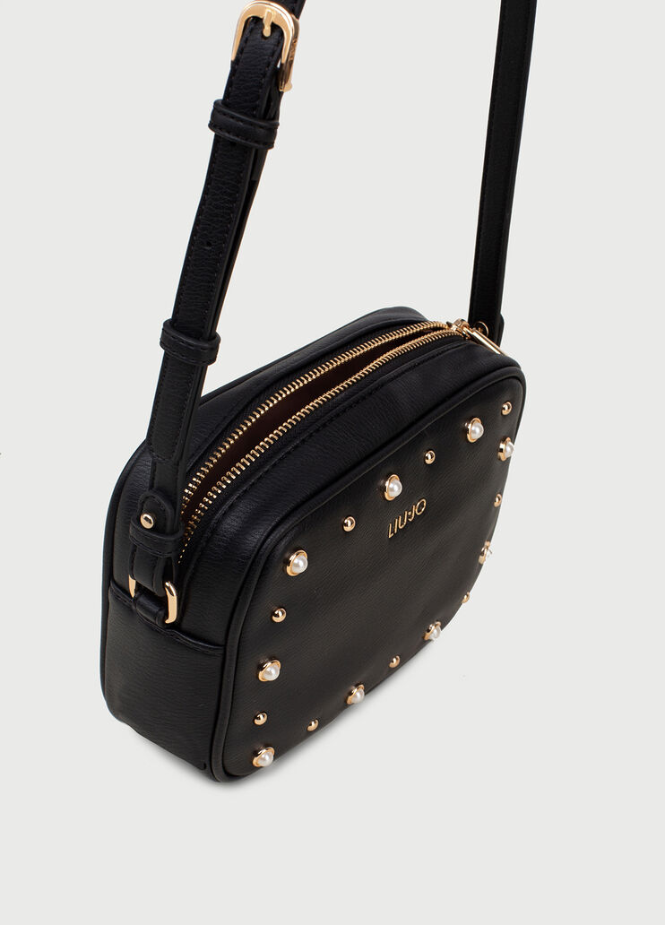 Crossbody bag with pearls Black Liu Jo - large image number 4 Crossbody bag with pearls Black Liu Jo - large image number 4