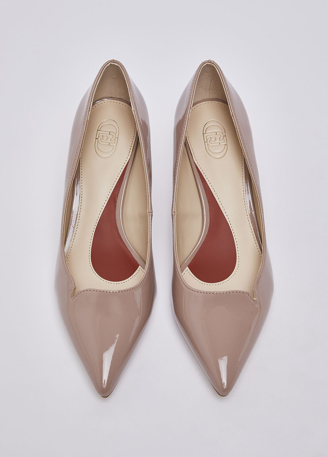 Pumps in patent leather with heel low nude Liu Jo - large image number 3