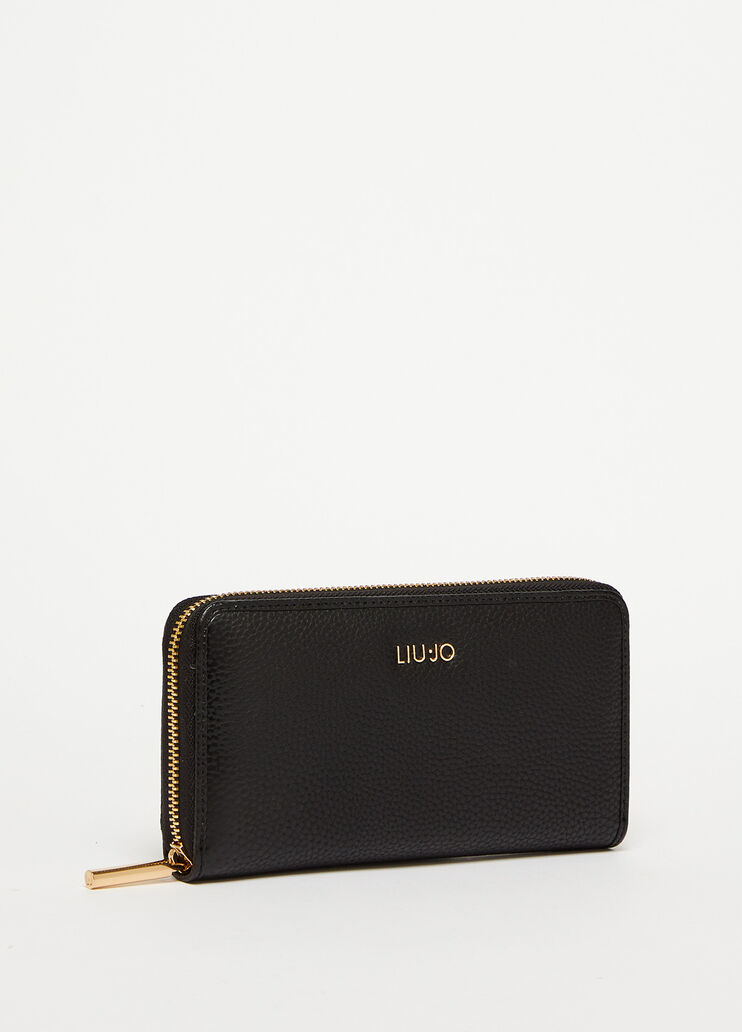 Eco-friendly zip-around wallet black Liu Jo - large image number 1