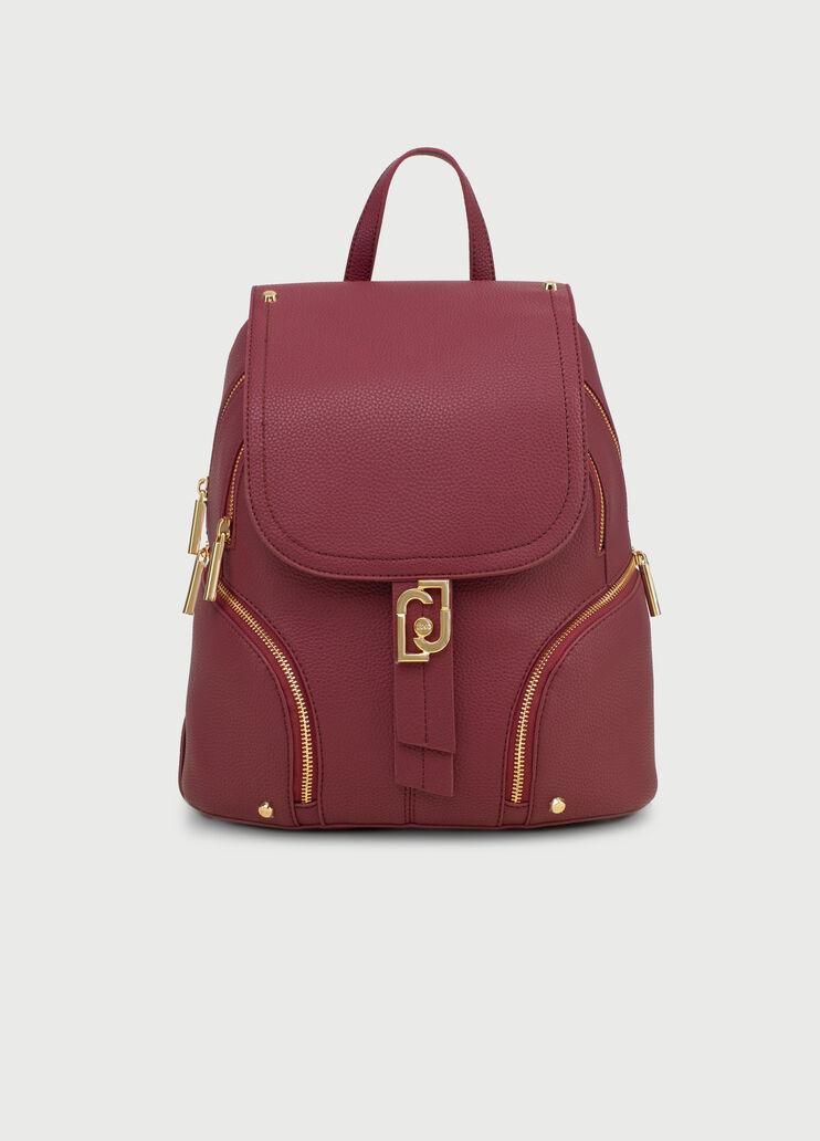 Backpack with logo Raspberry Liu Jo - large image number 0