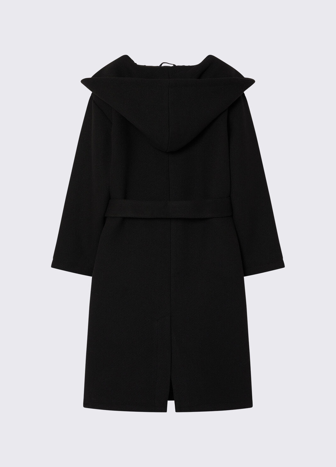 Long coat with hood black Liu Jo - large image number 3