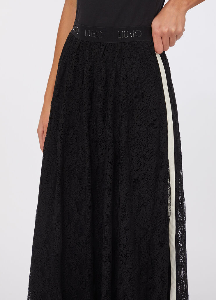 Gonna in pizzo nero Liu Jo - large image number 2
