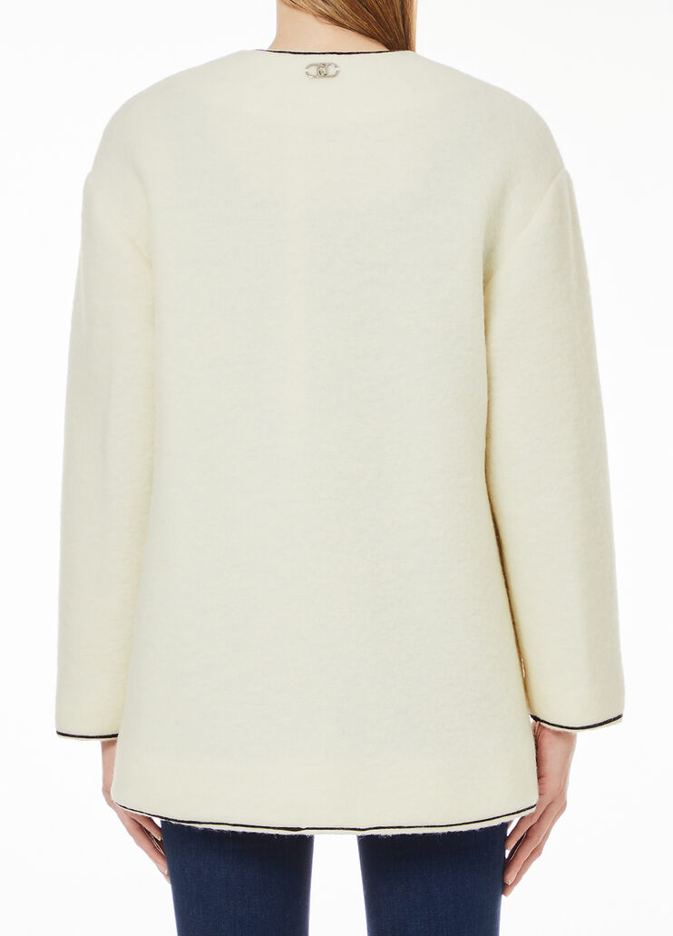 Wool blend jacket white Liu Jo - medium Wool blend jacket white Liu Jo - medium