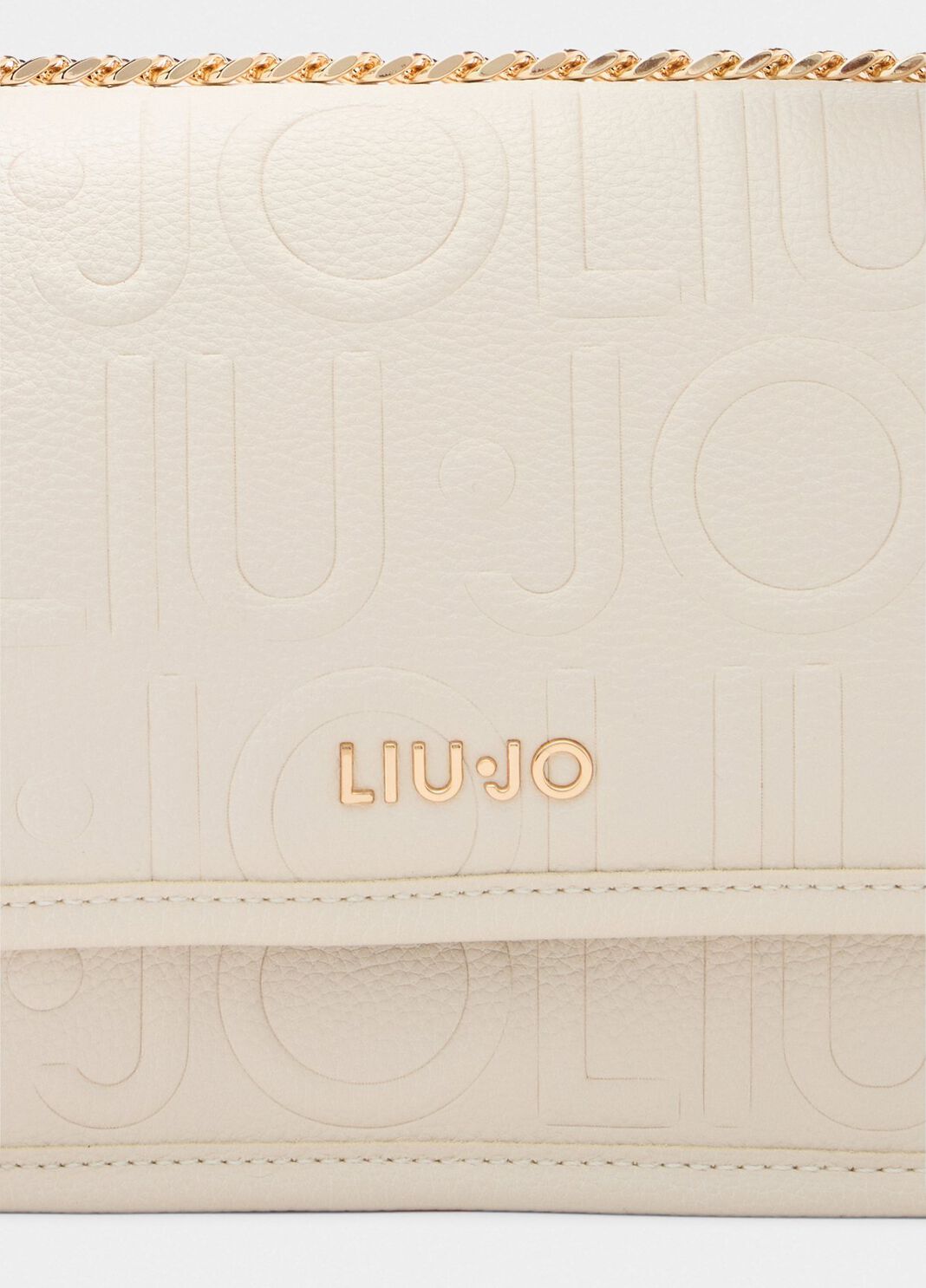 Sac &agrave; bandouli&egrave;re petit format blanc Liu Jo - large image number 2