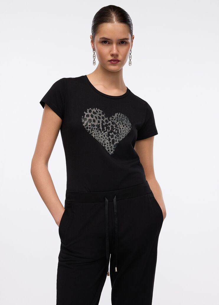 T-Shirt Liu Jo Better Schwarz Liu Jo - medium
