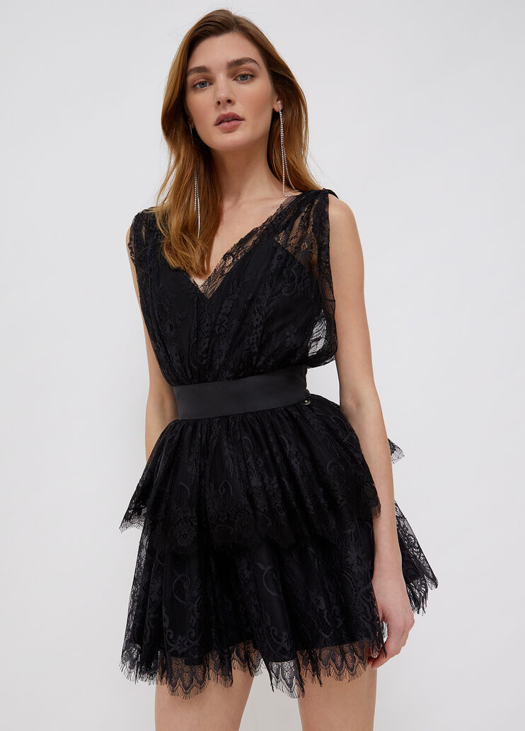 Lace formal dress black Liu Jo - large image number 0 Lace formal dress black Liu Jo - large image number 0