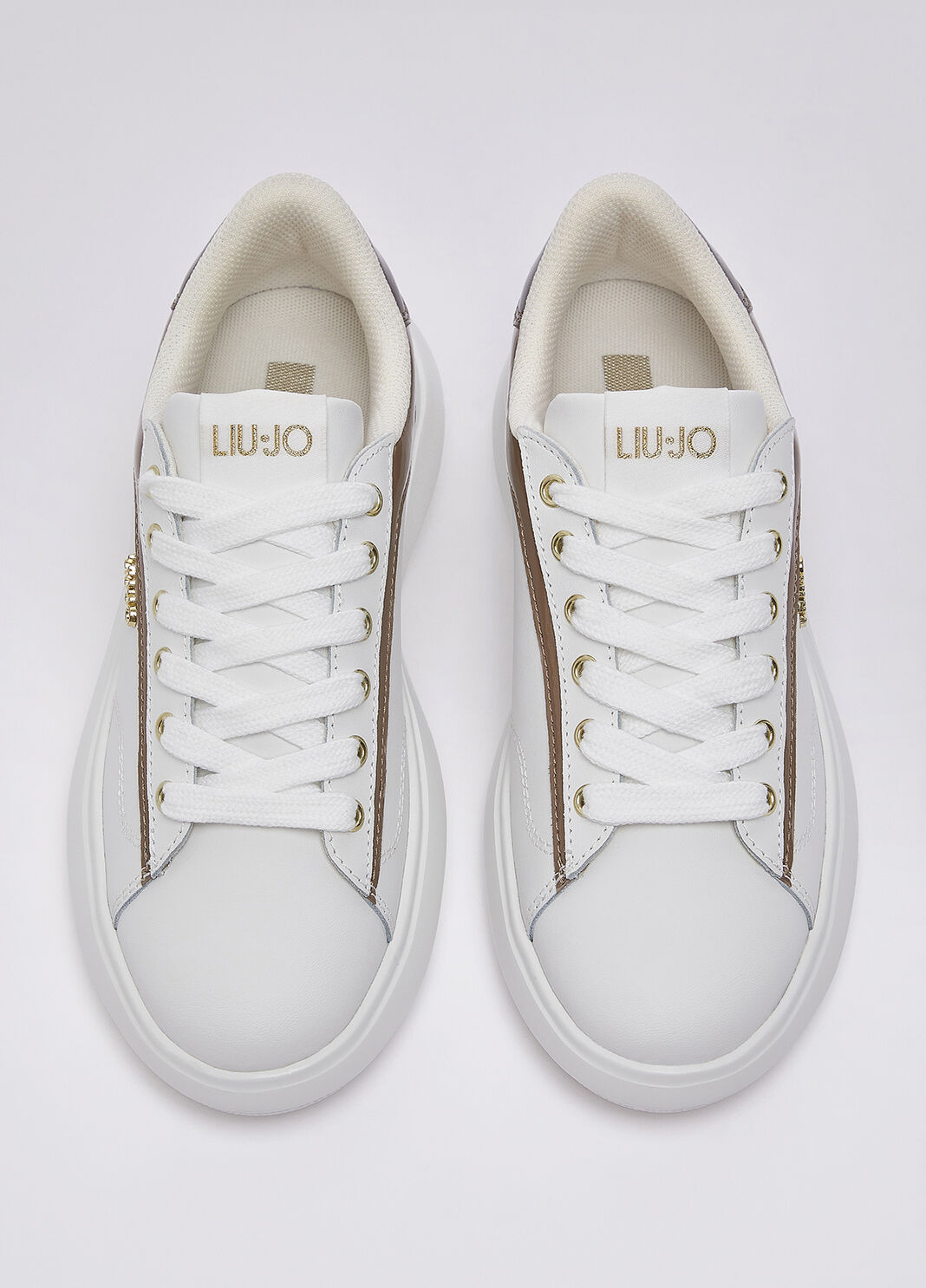 Leather sneakers white/Havana Liu Jo - large image number 3