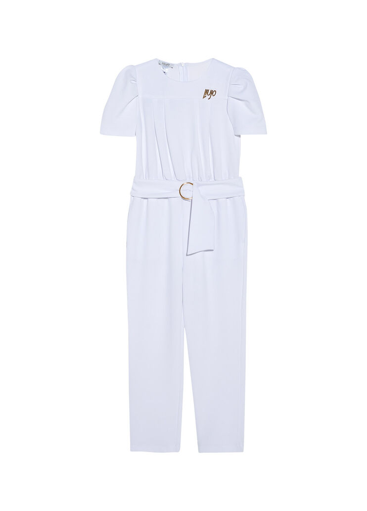Long jumpsuit with puff sleeves white Liu Jo - large image number 0