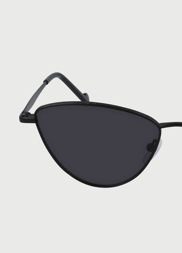Cat eye sunglasses Matt black Liu Jo - large image number 2