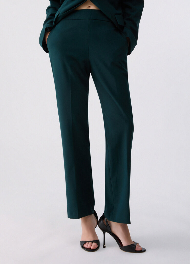 Flannel Flare Pants green Liu Jo - medium