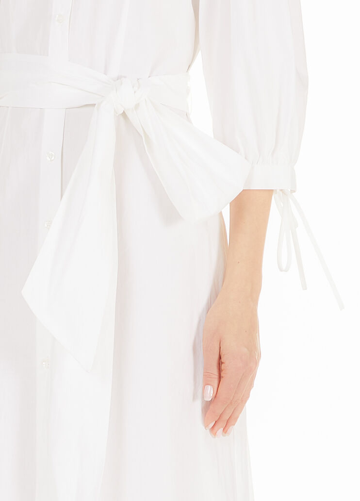 Long dress with belt Optic White Liu Jo - large image number 2 Long dress with belt Optic White Liu Jo - large image number 2
