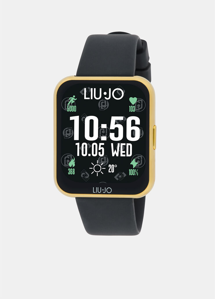 Smartwatch with silicone strap black Liu Jo - medium Smartwatch with silicone strap black Liu Jo - medium