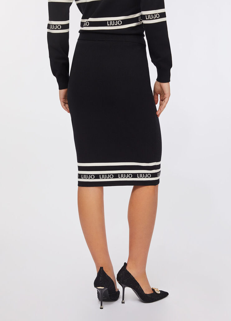Knit midi skirt black Liu Jo - large image number 1