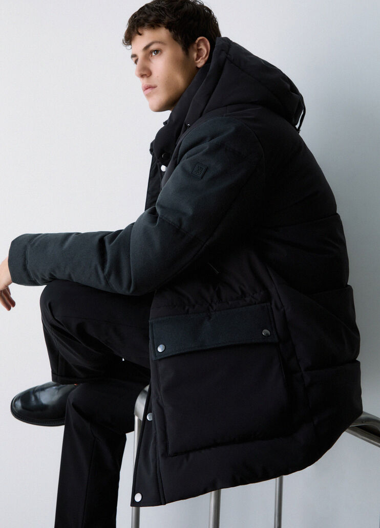 Hooded Jacket dark grey Liu Jo - medium