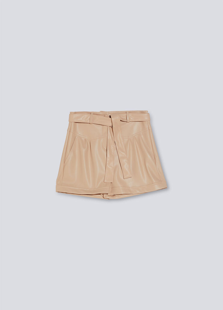 Synthetic fabric shorts cream Liu Jo - large image number 4 Synthetic fabric shorts cream Liu Jo - large image number 4