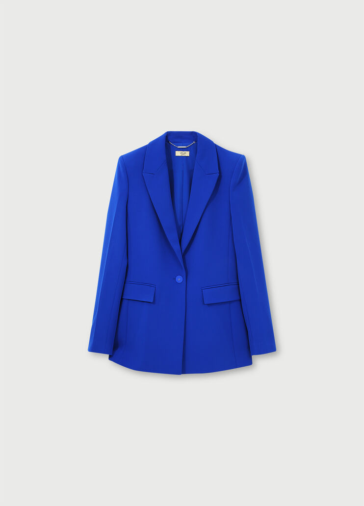 Slim-fit blazer Blue Liu Jo - large image number 4
