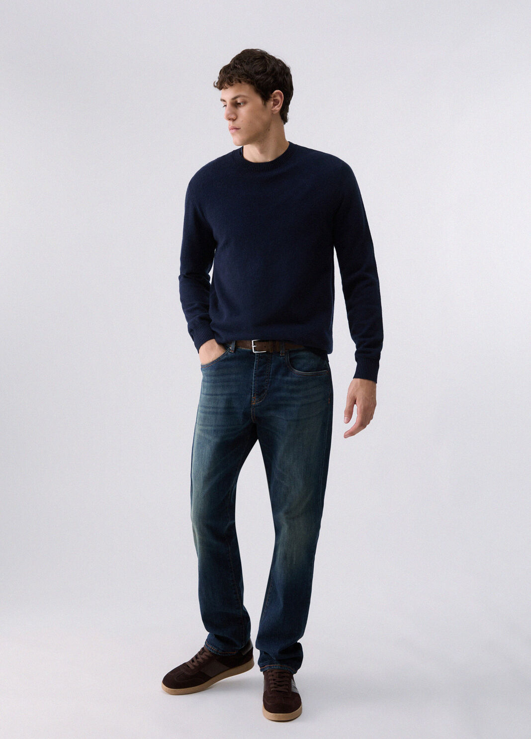 Wool and Cashmere Sweater dark blue Liu Jo - large image number 5