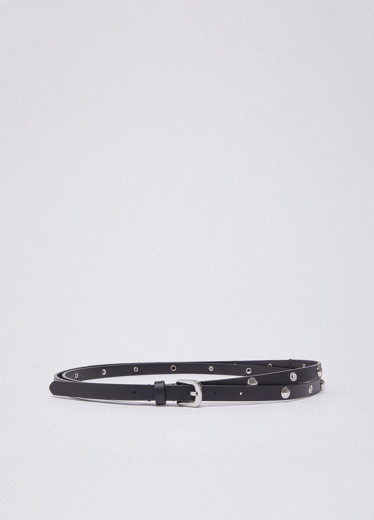 Thin belt with studs black Liu Jo - medium