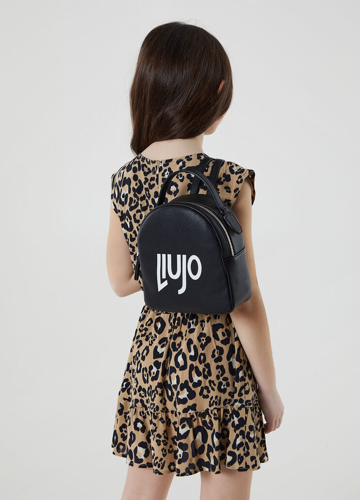 Rucksack with logo  black Liu Jo - large image number 1 Rucksack with logo  black Liu Jo - large image number 1