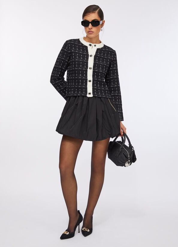 Minirock aus Taft Schwarz Liu Jo - medium