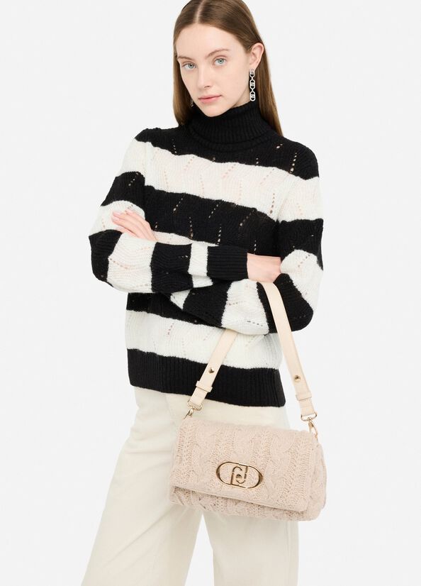 Medium knit LaPuffy bag white Liu Jo - large image number 0