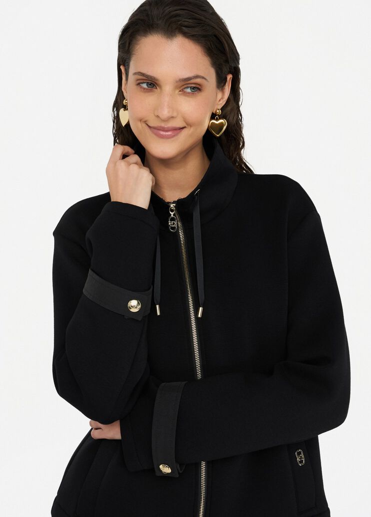 Scuba and nylon jacket black Liu Jo - medium Scuba and nylon jacket black Liu Jo - medium