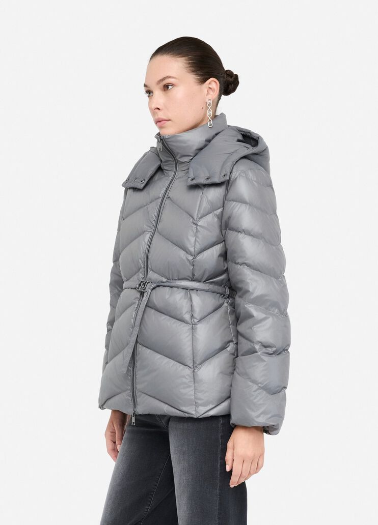 Hooded down jacket steel Liu Jo - large image number 3 Hooded down jacket steel Liu Jo - large image number 3