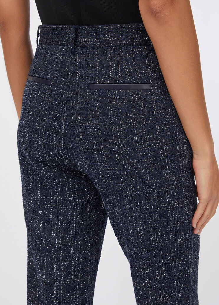 Bouclé trousers blue Liu Jo - large image number 4