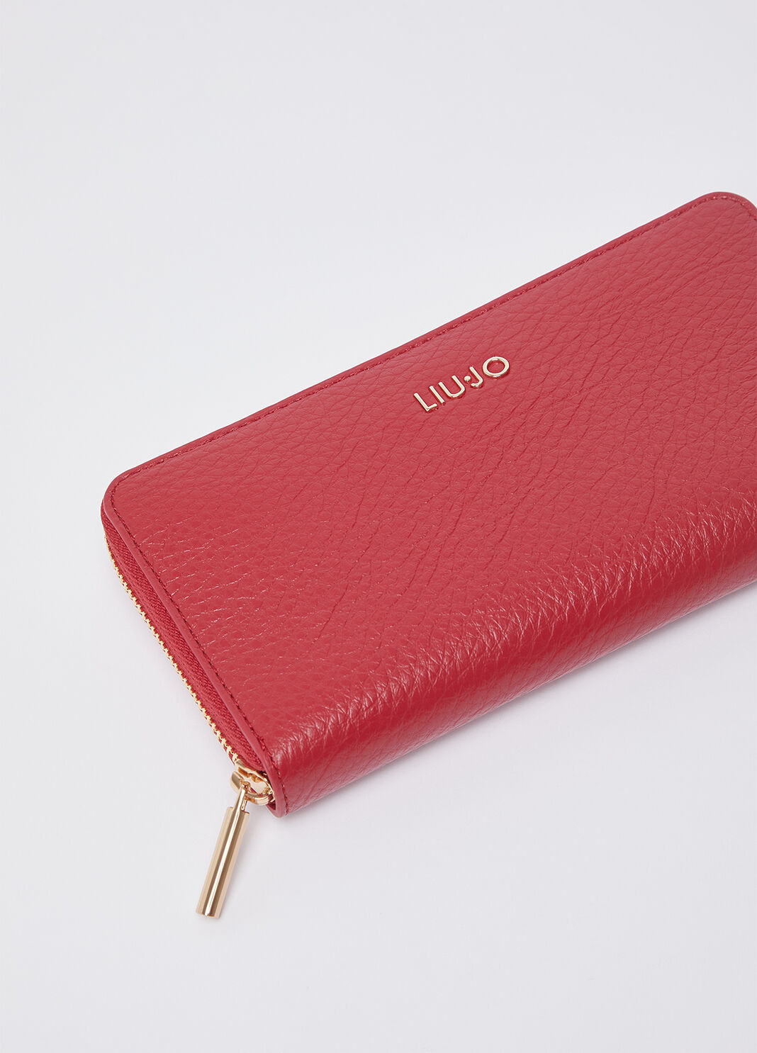 Portefeuille grand format avec monogramme cerise Liu Jo - large image number 2
