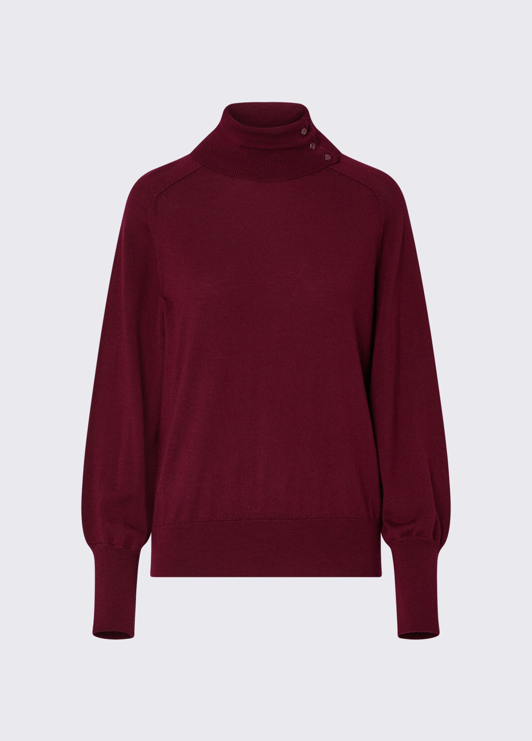 Turtleneck sweater in wool with bracelet red Liu Jo - large image number 6