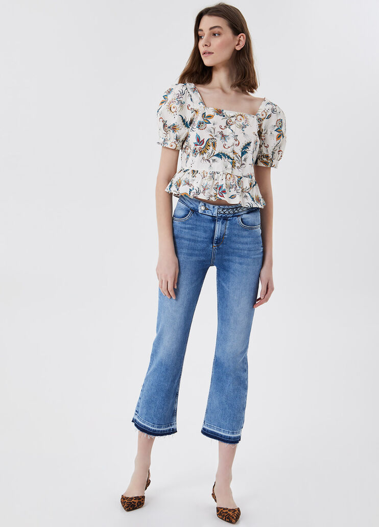 Top con volants Paisley Liu Jo - large image number 3 Top con volants Paisley Liu Jo - large image number 3