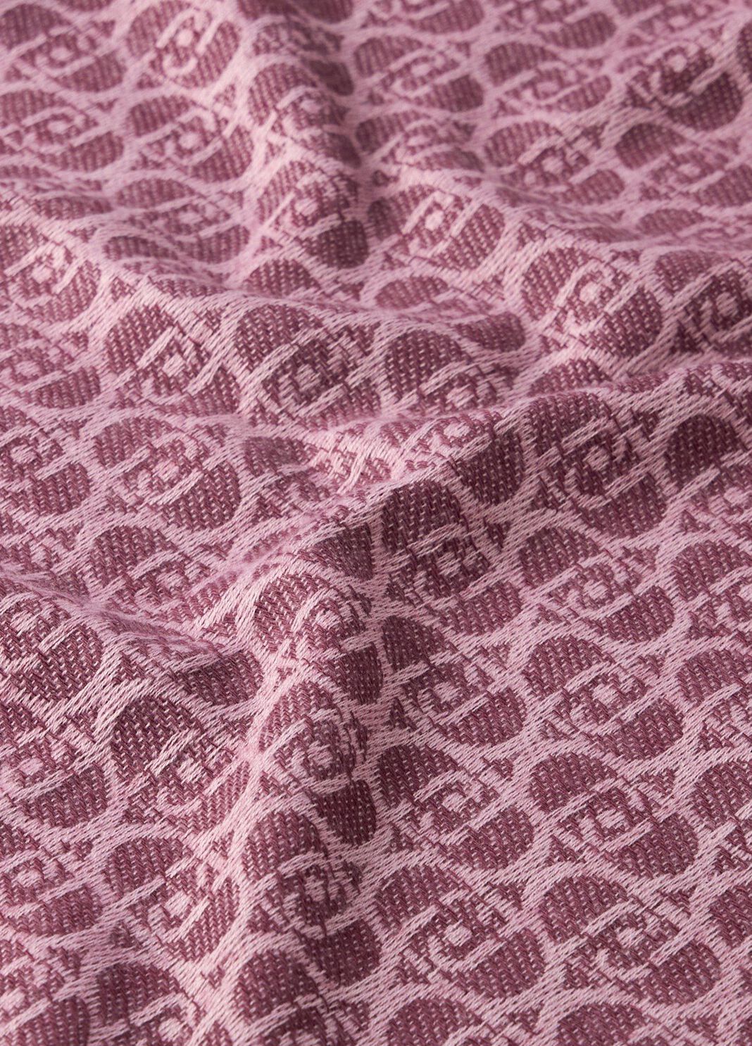 Stole with monogram logo red Liu Jo - large image number 3