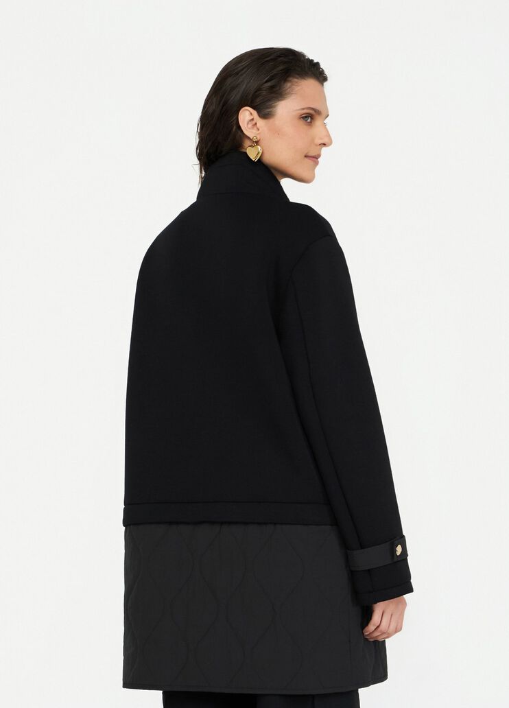 Veste en néoprène et nylon noir Liu Jo - large image number 1