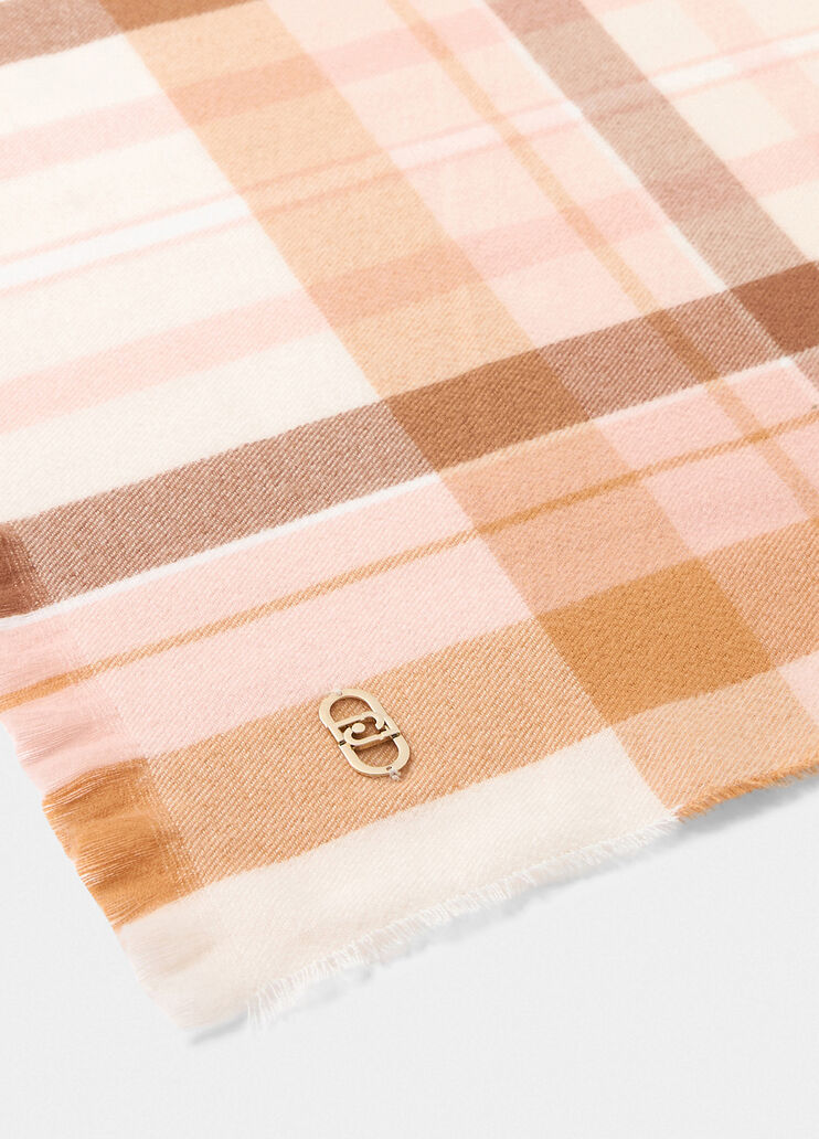 Set berretto e stola avena Liu Jo - large image number 5 Set berretto e stola avena Liu Jo - large image number 5