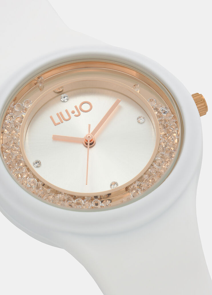 Silicone watch white Liu Jo - large image number 3 Silicone watch white Liu Jo - large image number 3