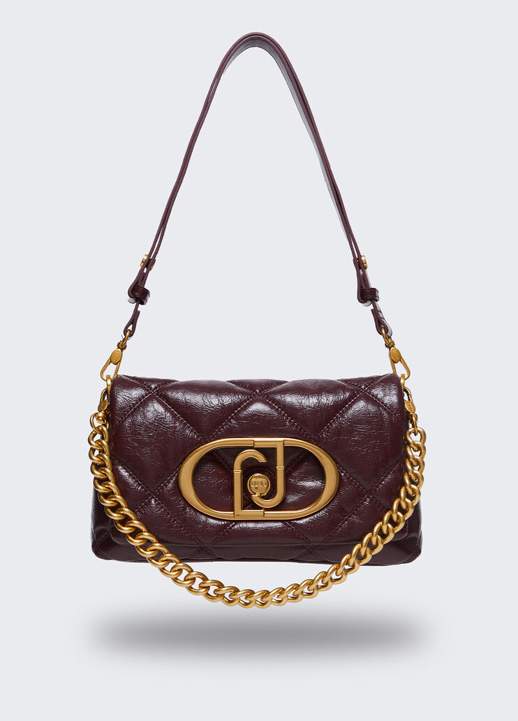 Quilted LaPuffy bag burgundy Liu Jo - medium Quilted LaPuffy bag burgundy Liu Jo - medium