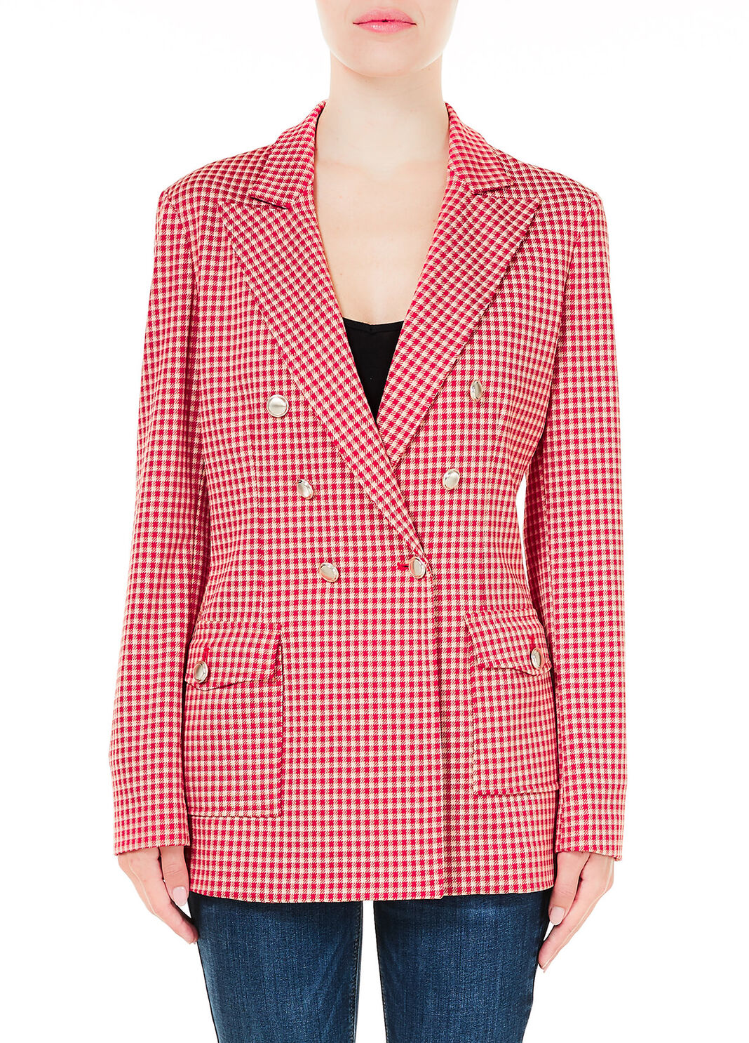 Blazer mit Taschen Vichy-Rot Liu Jo - large image number 0