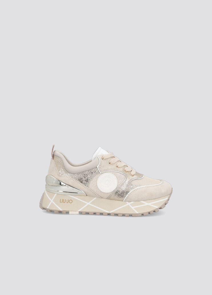 Platform sneakers with cracked details military Liu Jo - large image number 0 Platform sneakers with cracked details military Liu Jo - large image number 0