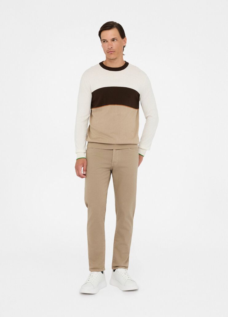 Maglia in cotone e seta marrone Liu Jo - large image number 5