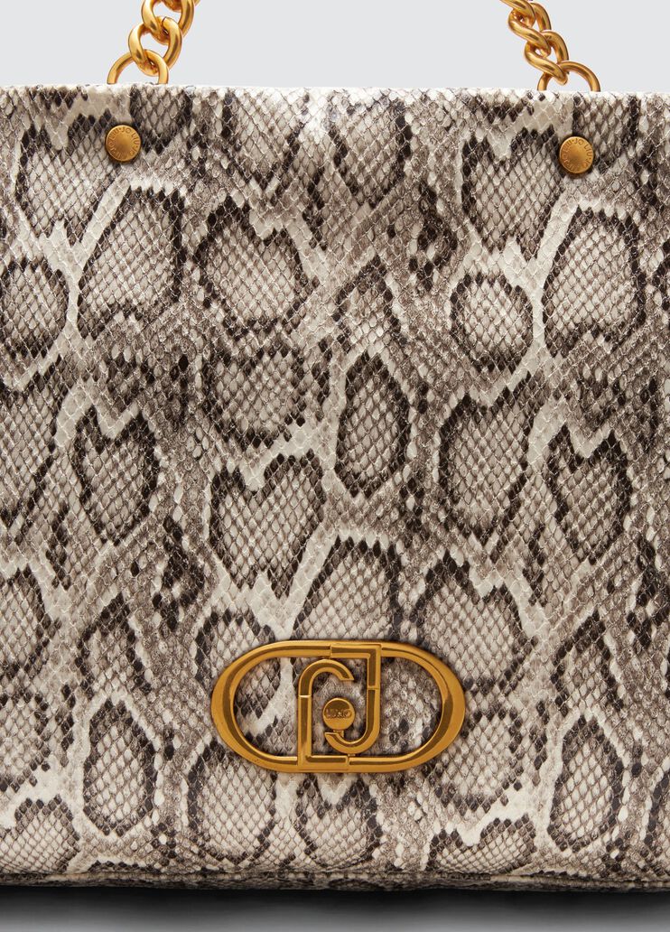 Snakeskin LaPuffy tote bag Python-print Liu Jo - large image number 3 Snakeskin LaPuffy tote bag Python-print Liu Jo - large image number 3