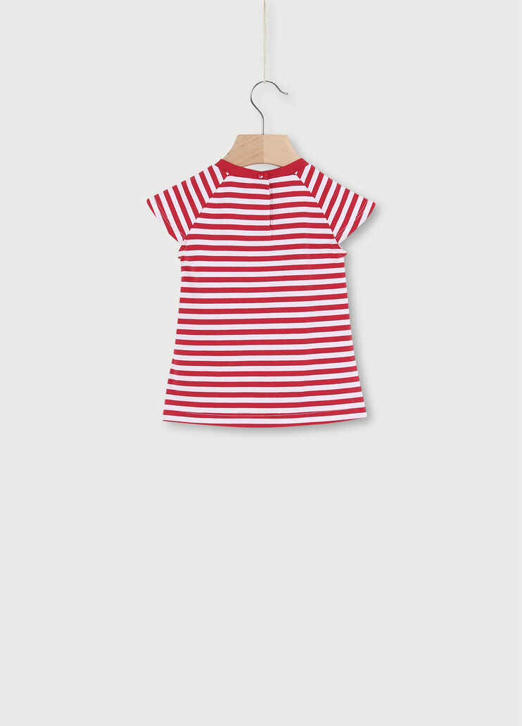 Vestito da neonata a righe Bianco/rosso Liu Jo - large image number 1