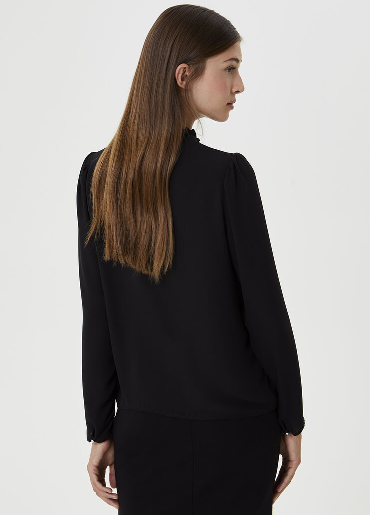 Ruffled blouse Black Liu Jo - large image number 1