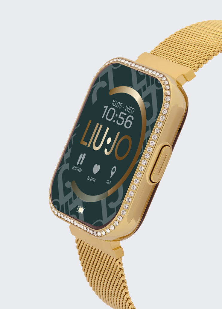 Liu Jo smartwatch with diamantés gold colour Liu Jo - large image number 3 Liu Jo smartwatch with diamantés gold colour Liu Jo - large image number 3