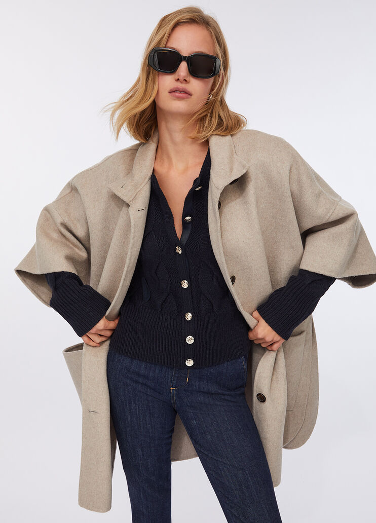 Wool coat with belt beige Liu Jo - medium Wool coat with belt beige Liu Jo - medium