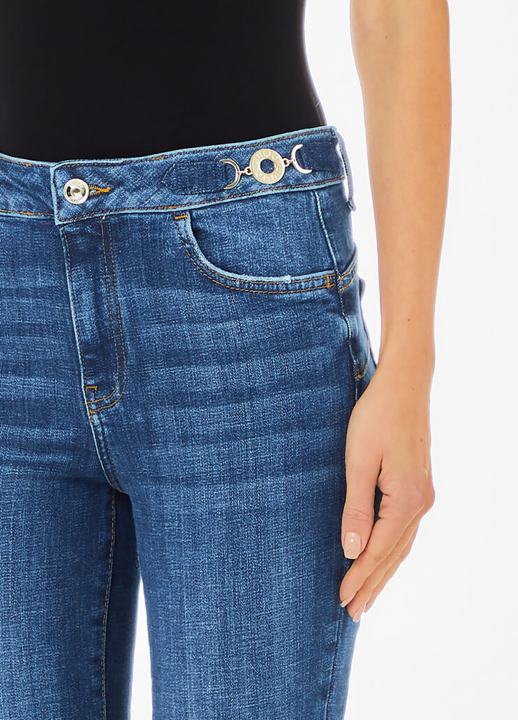 Cropped Bottom Up jeans  blue Liu Jo - large image number 2 Cropped Bottom Up jeans  blue Liu Jo - large image number 2