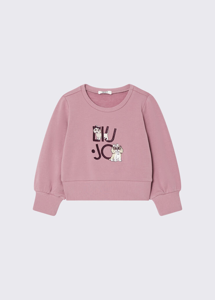 Printed Sweatshirt orchid Liu Jo - medium