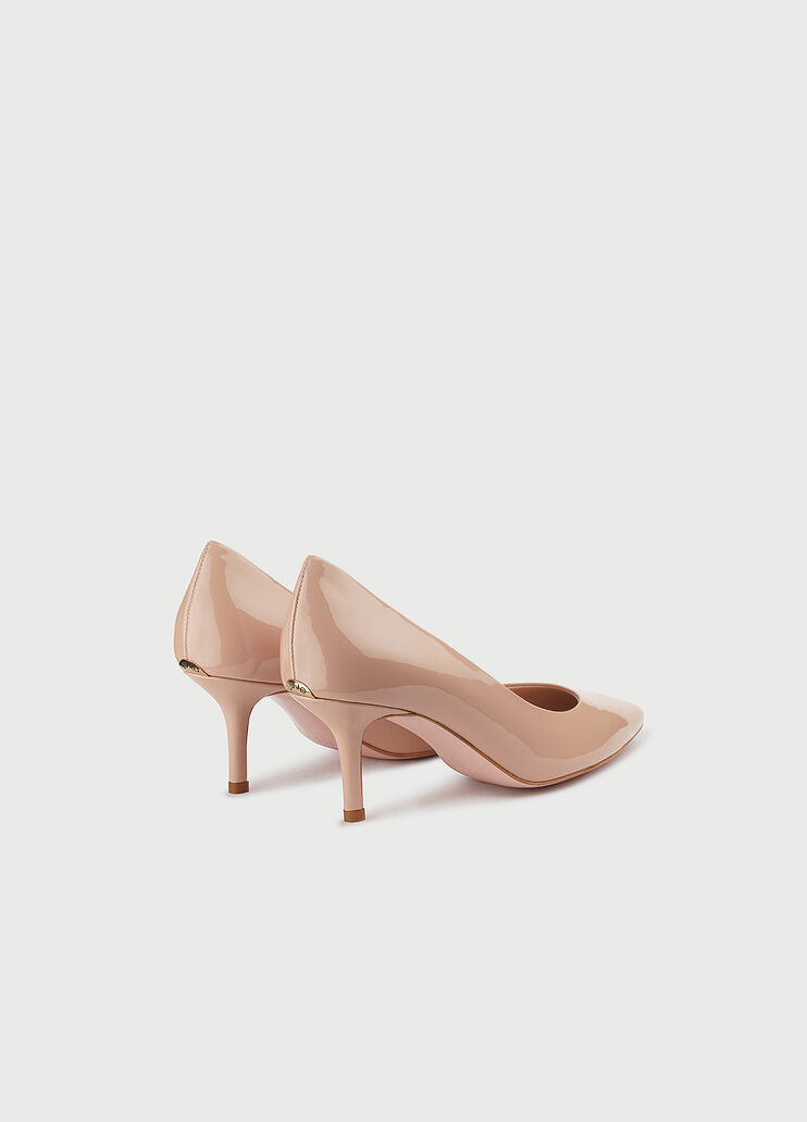 Patent flat court shoes Nude Liu Jo - large image number 3 Patent flat court shoes Nude Liu Jo - large image number 3
