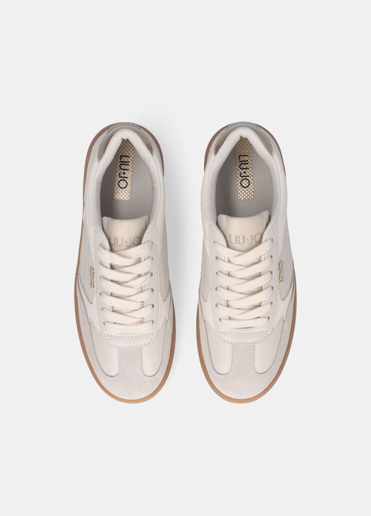 Leather sneakers milk Liu Jo - large image number 4