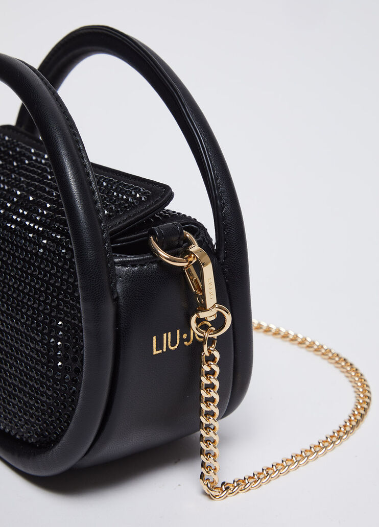 Handtasche mit Strass Farbe Schwarz | Liu Jo